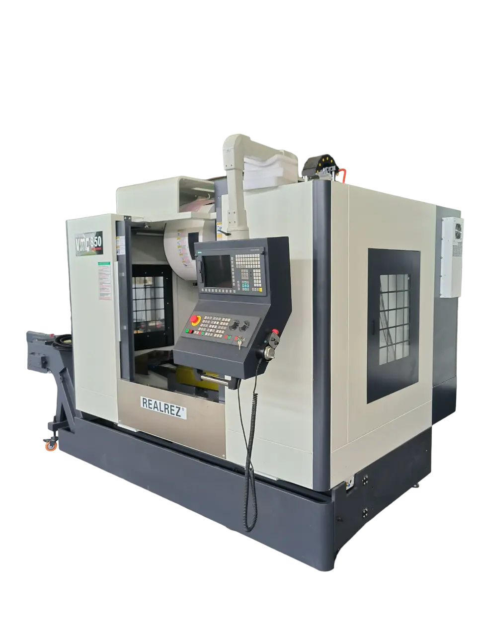 Фрезерный обрабатывающий центр с ЧПУ VMC850 (4-ая ось + конвейер + Siemens 828D)