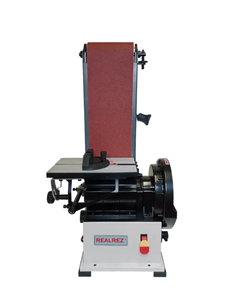 Ленточно-дисковый шлифовальный станок REALREZ RBDX69 152/228 800W