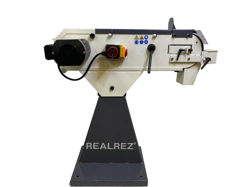 Ленточный шлифовальный станок REALREZ B1-S5C 75х2000мм (400V)