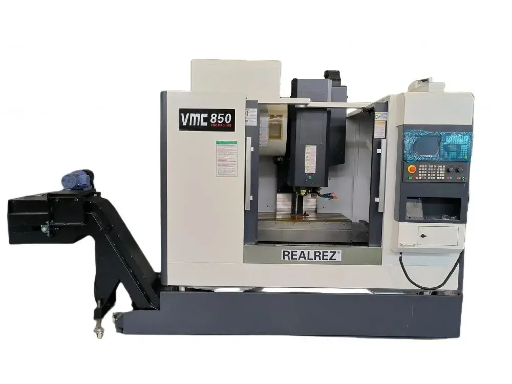 Фрезерный обрабатывающий центр с ЧПУ VMC850 (4-ая ось + конвейер + Fanuc Oi-MF tf plus)