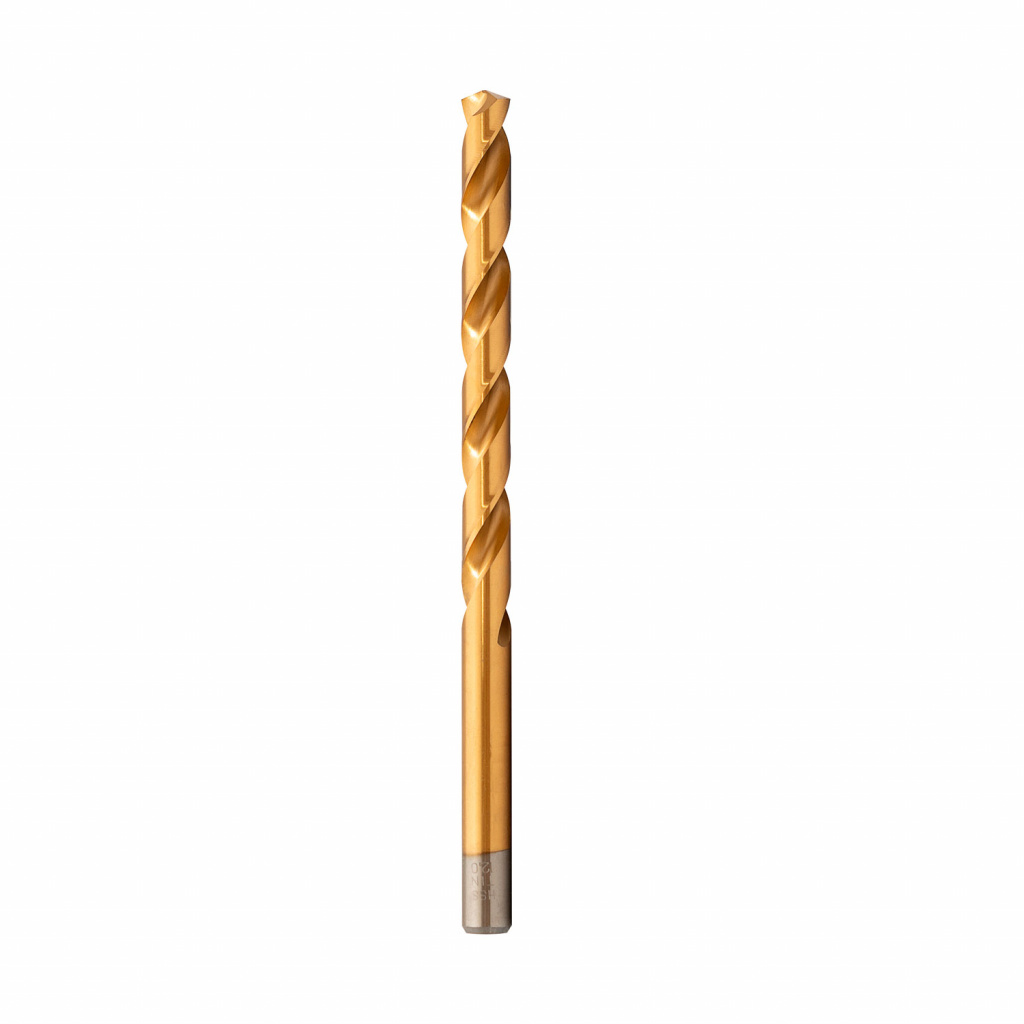 Сверло удлиненное ц/х HSS+TiN 3,3х106 мм DIN340 М2 Rodmix