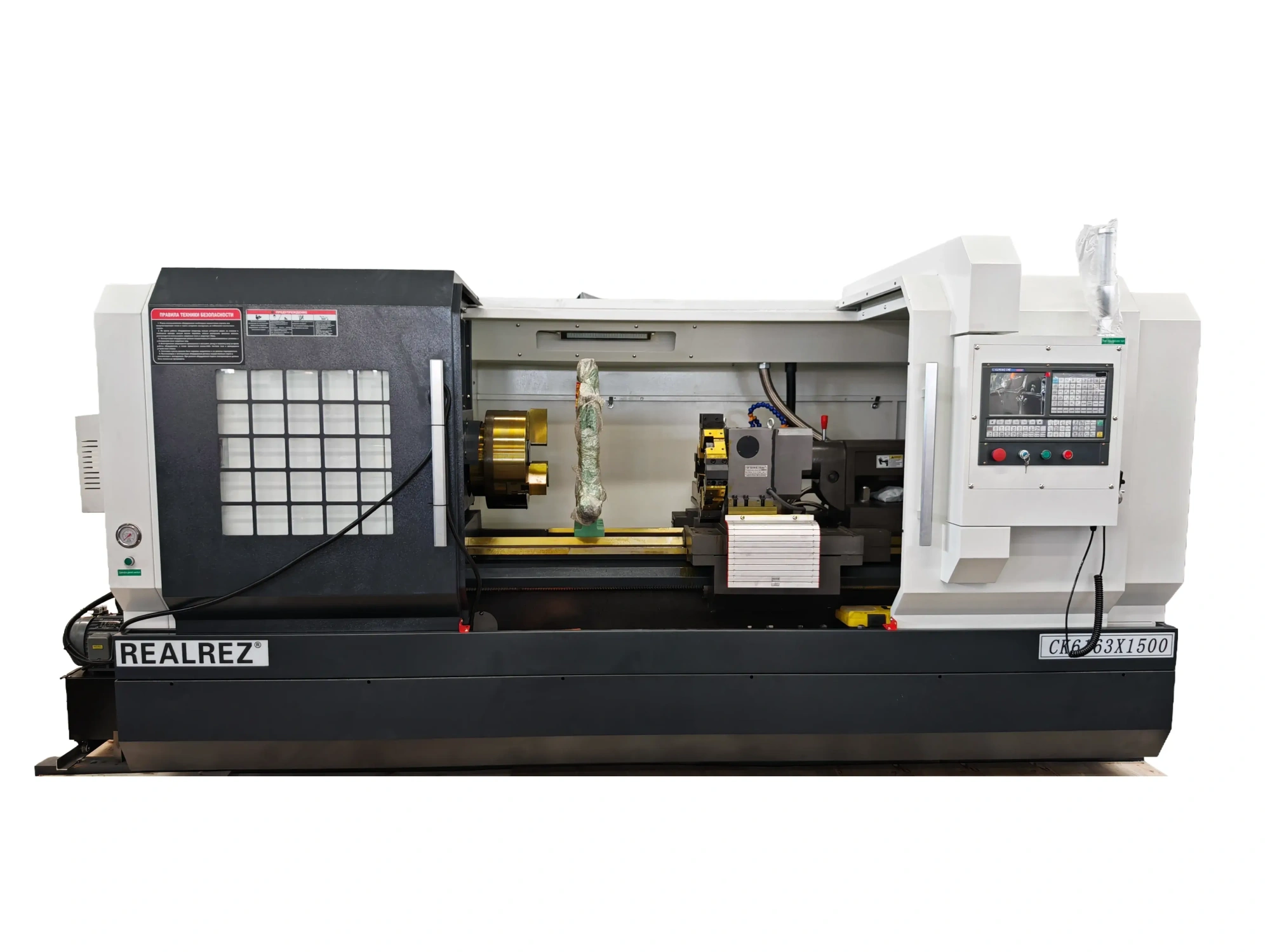 Токарный станок с ЧПУ REALREZ CK 6163х1500 (GSK980TDC)