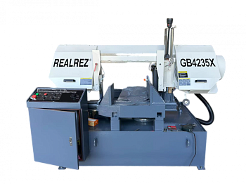 Станок ленточнопильный полуавтоматический REALREZ GB4235X